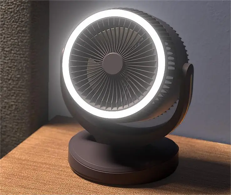 2024 NEW Portable usb charging small mute light-supplementing night light cooling fan