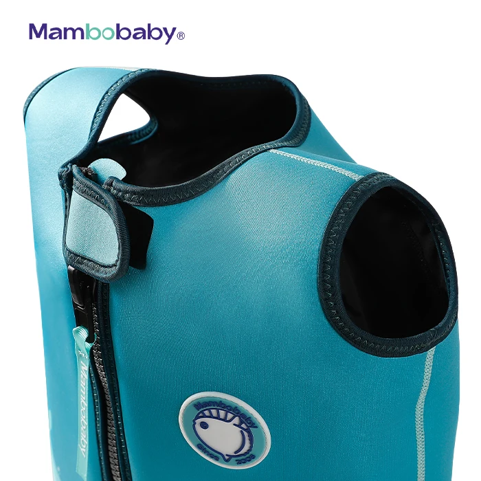 Mambobaby Wholesale Promotional New design custom Air Free Baby Swimming Ring Puddle Jumper Safety Kids Swimming Aid Vest