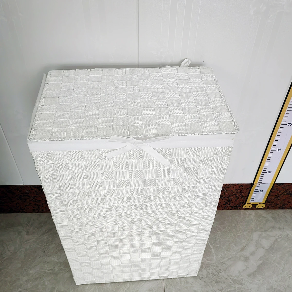 Portable clothing collapsible laundry storage box organizer large capacity foldable hamper laundry basket with handle