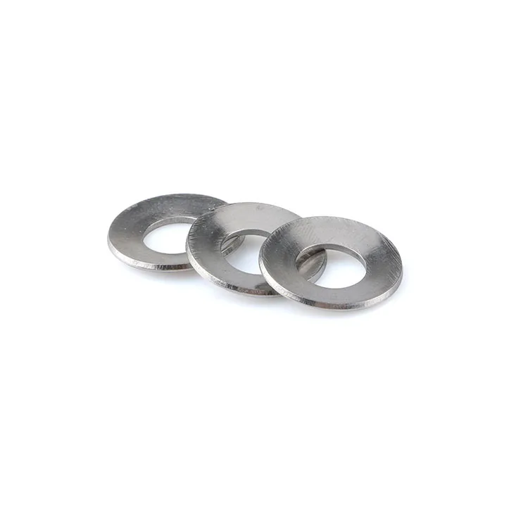 China manufactures wholesale stainless steel lock metal spring round bolts nuts washer galvanized circlip thin shim flat Washer