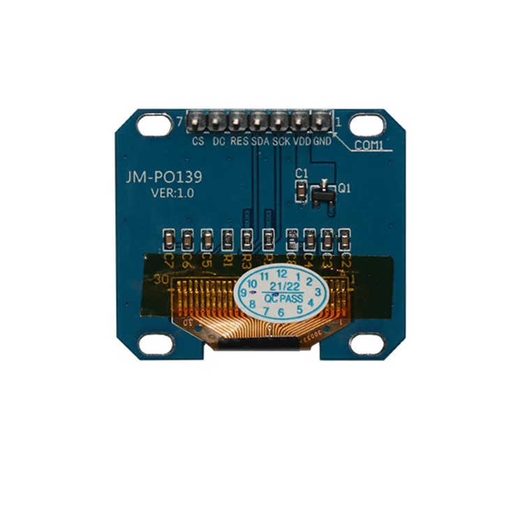 17 years LCD manufacturer 128x64 oled screen with PCB 1.3 inch 7 pin mod