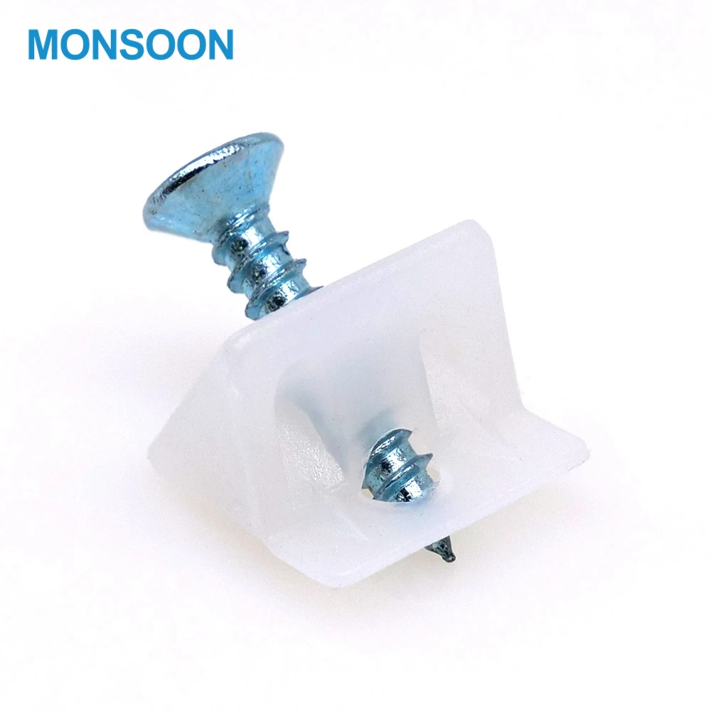 Прямая Заводская цена Пластиковая полка MONSOON для шкафа мебели фитинги опорные штифты