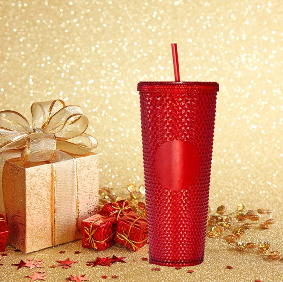 Studded tumbler blank cold changing diamond durian cup without logo 710ml