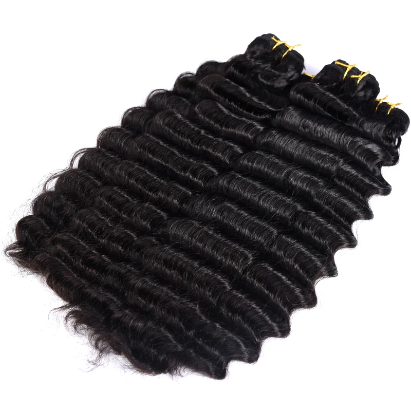 
Необработанные волосы 10А, выровненные с кутикулой, бразильские человеческие волосы для наращивания, пучок с глубокой волной, 100% человеческие пучки волос 