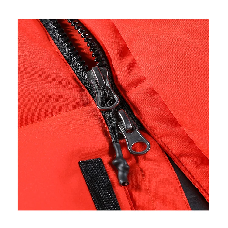 Kempgear Light Fashion Zipper Lady Hooded Puff New Design Puffer Coat Long Winter Down Jacket