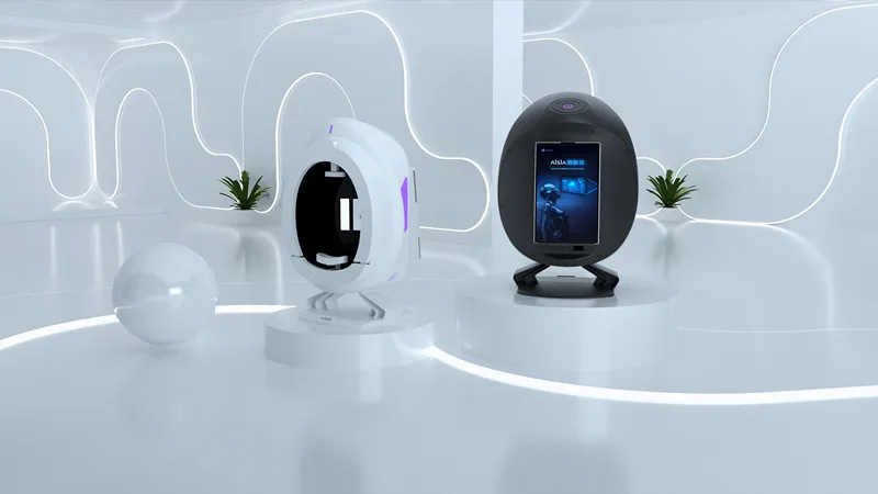 Facial Skin Analyzer Machine AI Intelligent 3D Digital Image Diagnosis Full Face Scanner Skin Analyzer Tester