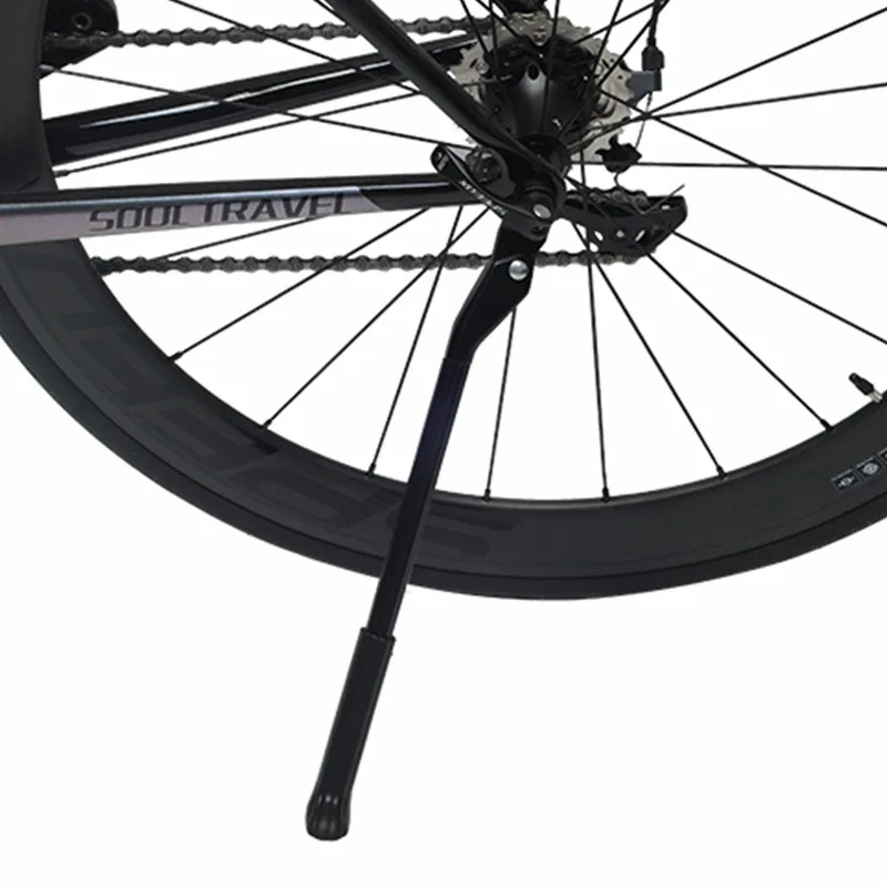 Adjustable aluminum alloy bicycle parking frame carbon fiber frame side support