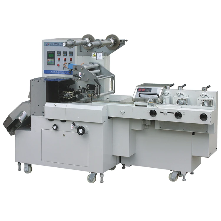 Dxd-800q Cutting And Pillow Type Packaging Machine candy making Bagging Manufacturing Plastic Automatic Pouch Packing Machine