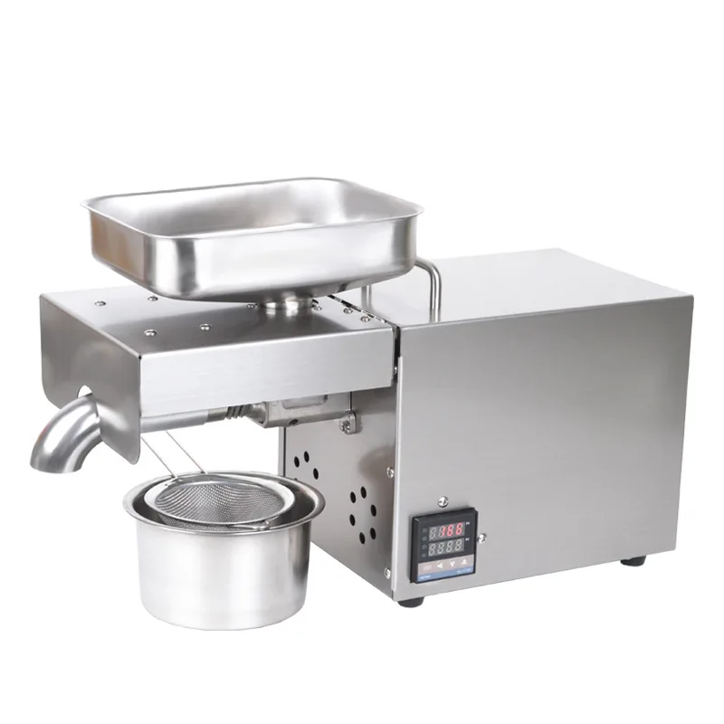 
 2021 new temperature-controlled version X1 stainless steel domestic oil press commercial oil press wholesale export can be label  