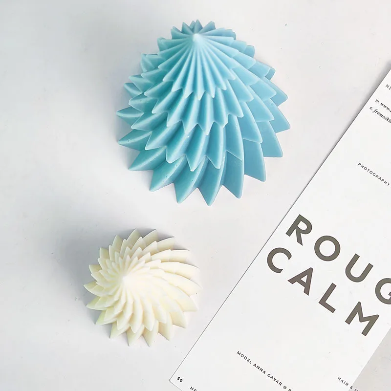 Silicone Christmas Pine Tree Candle Molds DIY Baking Molds Soap Molds Candle Making Supplies Ideal Moulds for Christmas Party