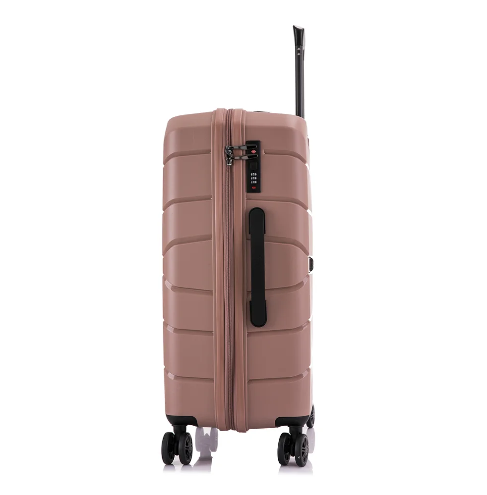 NEWLY DESIGN FACTORY DIRECT PP SUITCASE LUGGAGE 4PCS SET