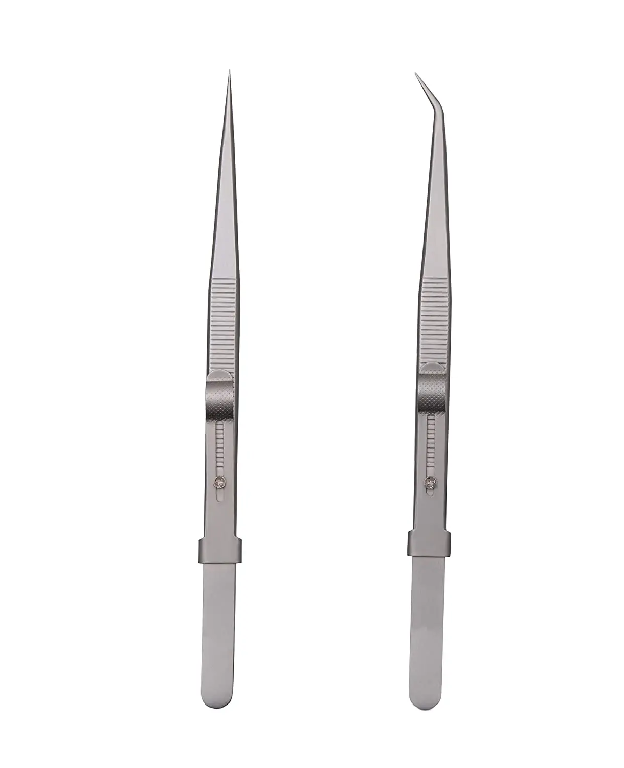 Precision Soldering Tweezer ESD Industrial Electronic Tweezers Tool Set Include Fine Point Tip Straight Tweezer