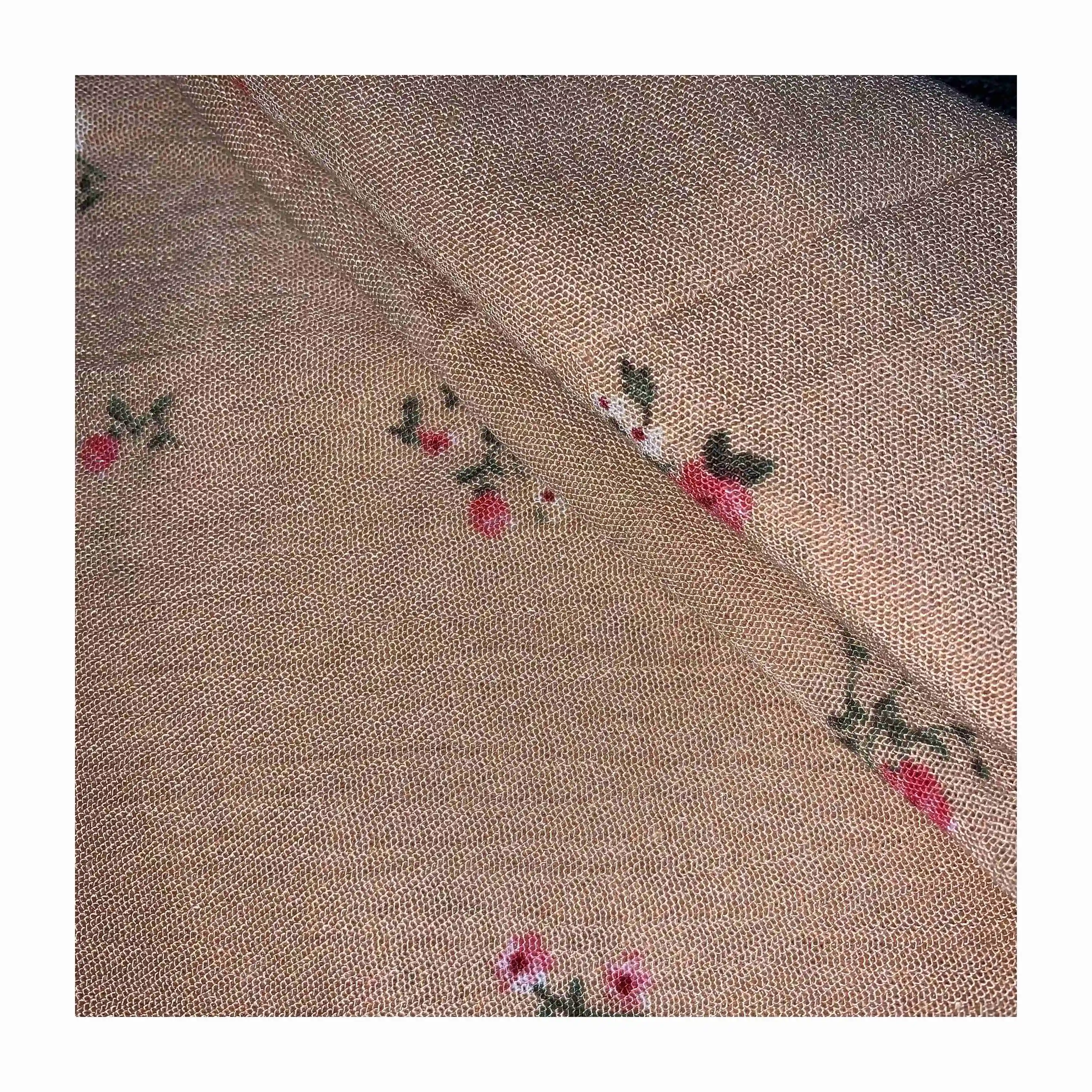 New product 100% rayon fabric 30*24/68*44 crepe woven print