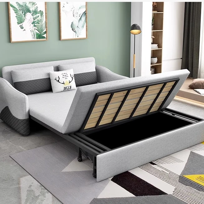 Hot sale save space living room sofas modern sofa bed furniture with storage sofa bed