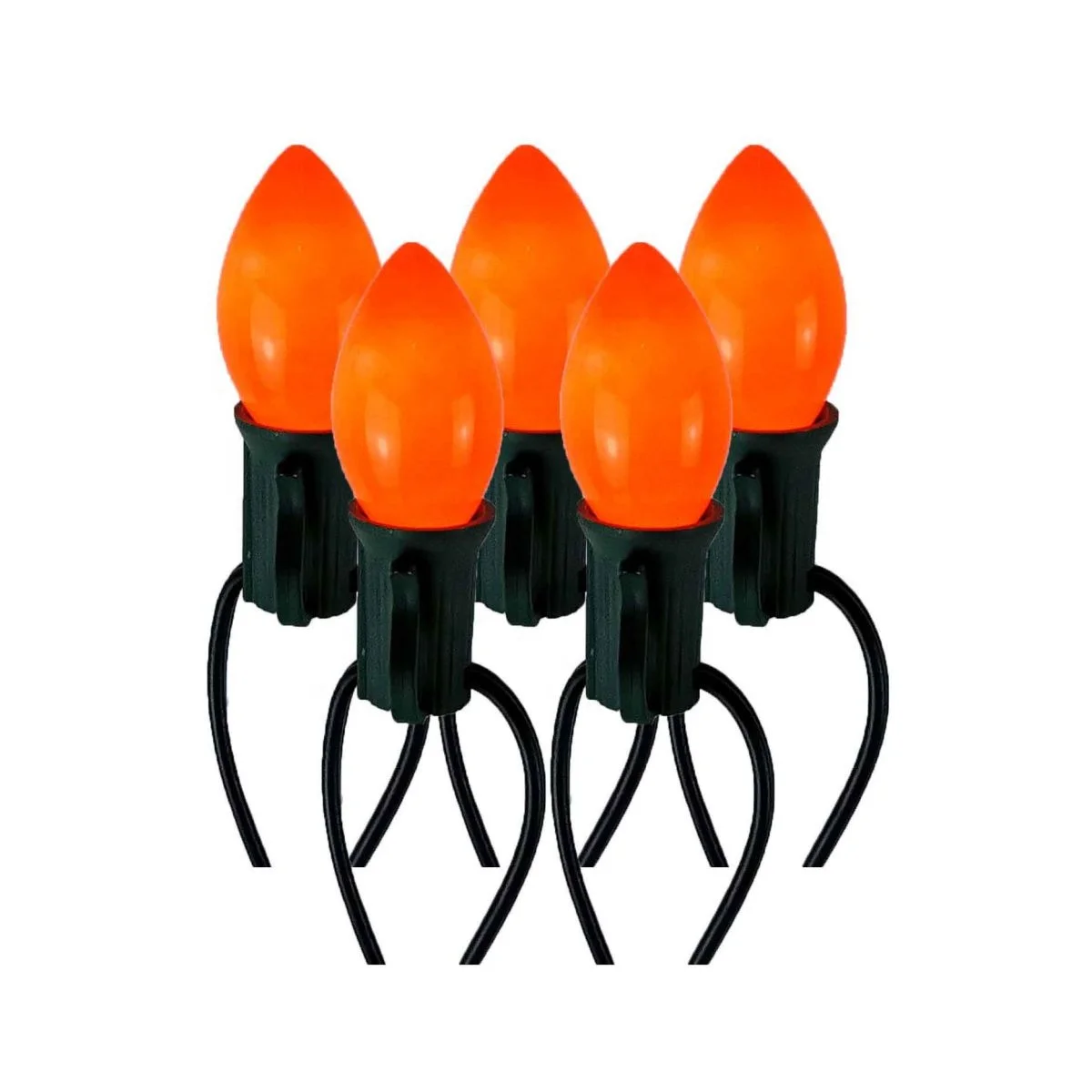 HQ 25LT C7 Light Set Ceramic Orange Bulb E12 Socket Holiday Christmas Street Decoration Hanging  Garden Outdoor Led String Light