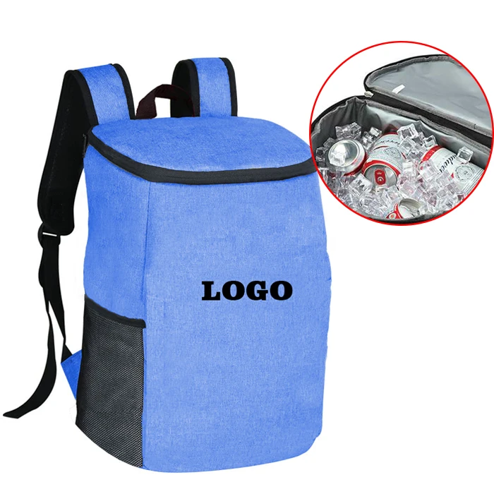 Leak Proof Wine Cooler Bag, 20 Cans Camping Series Insulated Cooler Backpack with Bottle Holder