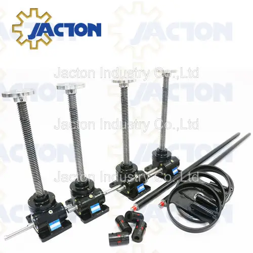 Best long travel hand operated screw jack,hand wheel jack screw  price,hand worm screw lift