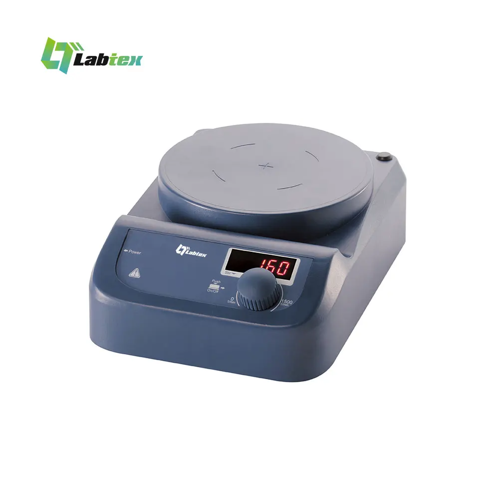 Labtex Double LED Digital heated Hotplate Magnetic Stirrer stainless steel with ceramic coated hotplate for laboratory