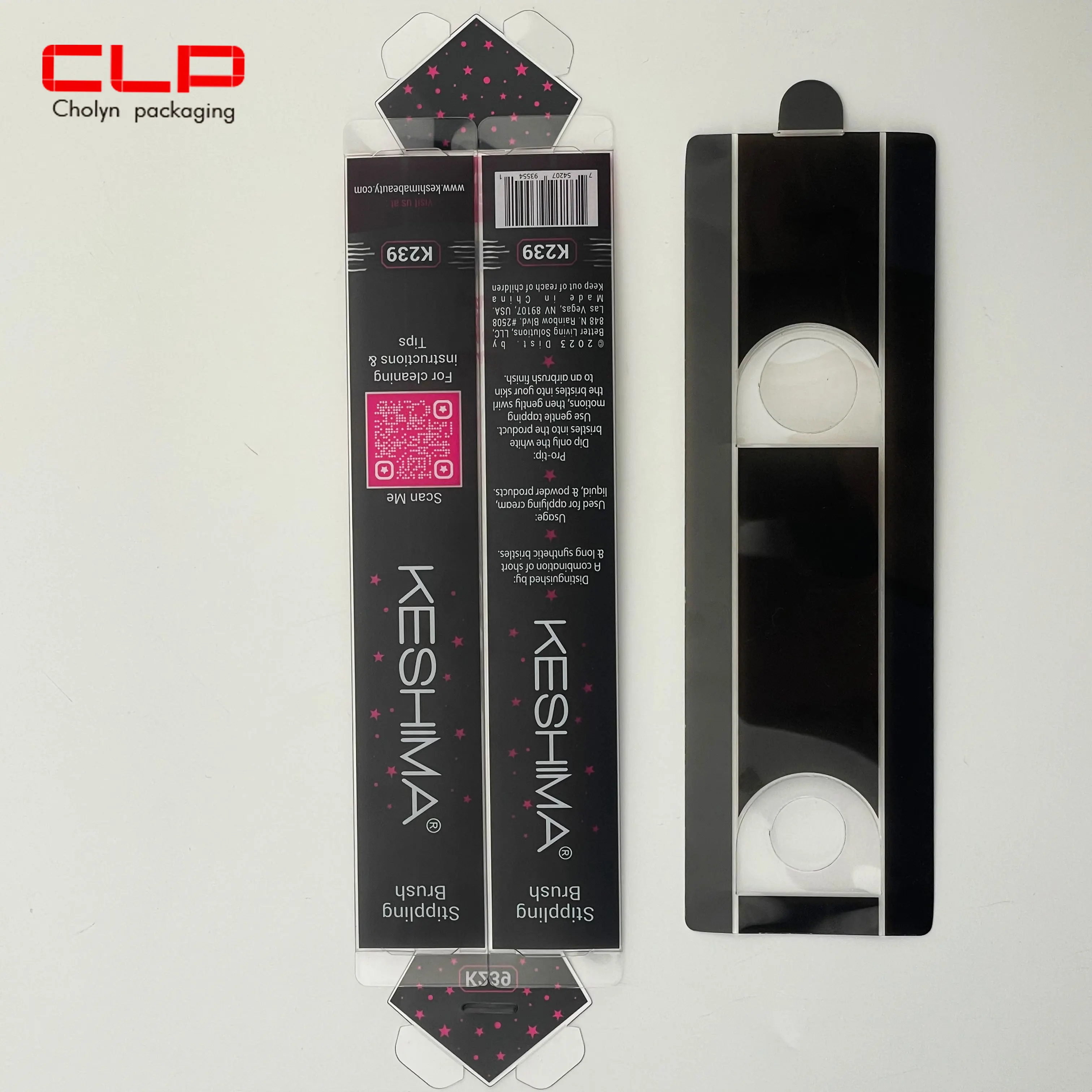 Custom Printing matte clear plastic candy box Plastic Box Packaging paper packaging box