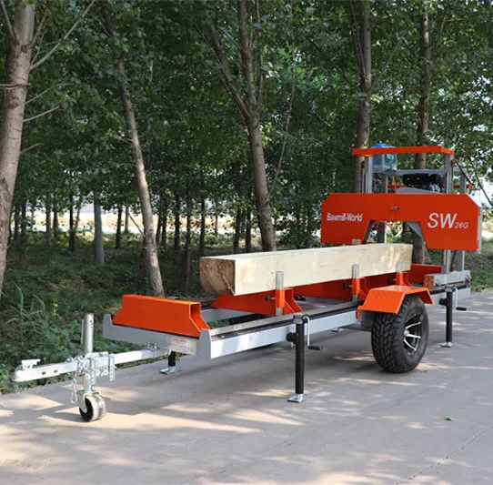 China Mobile Band Sawmill, Diesel Portable Sawmill