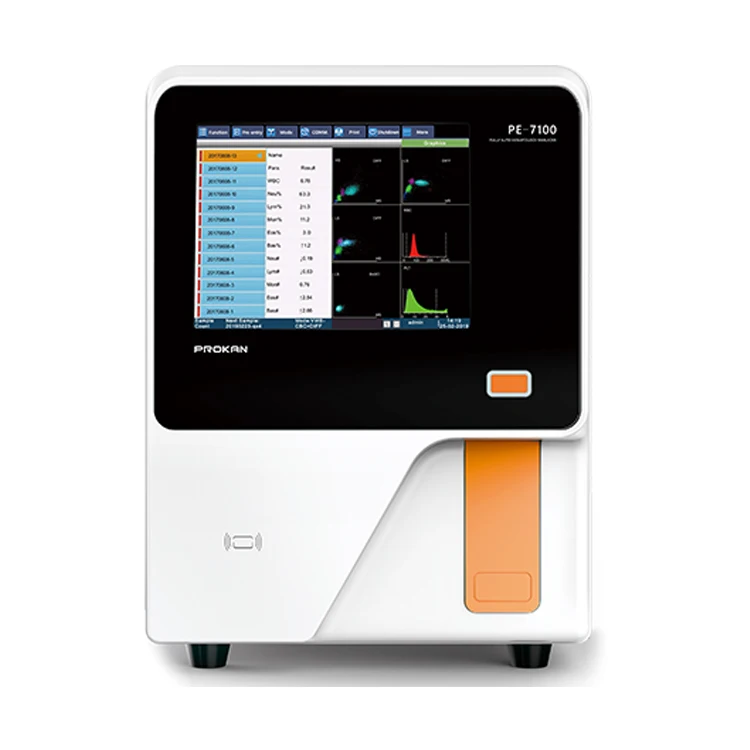 Colorimetric method fully automatic hematology analyzer blood testing equipments clinical analytical instruments