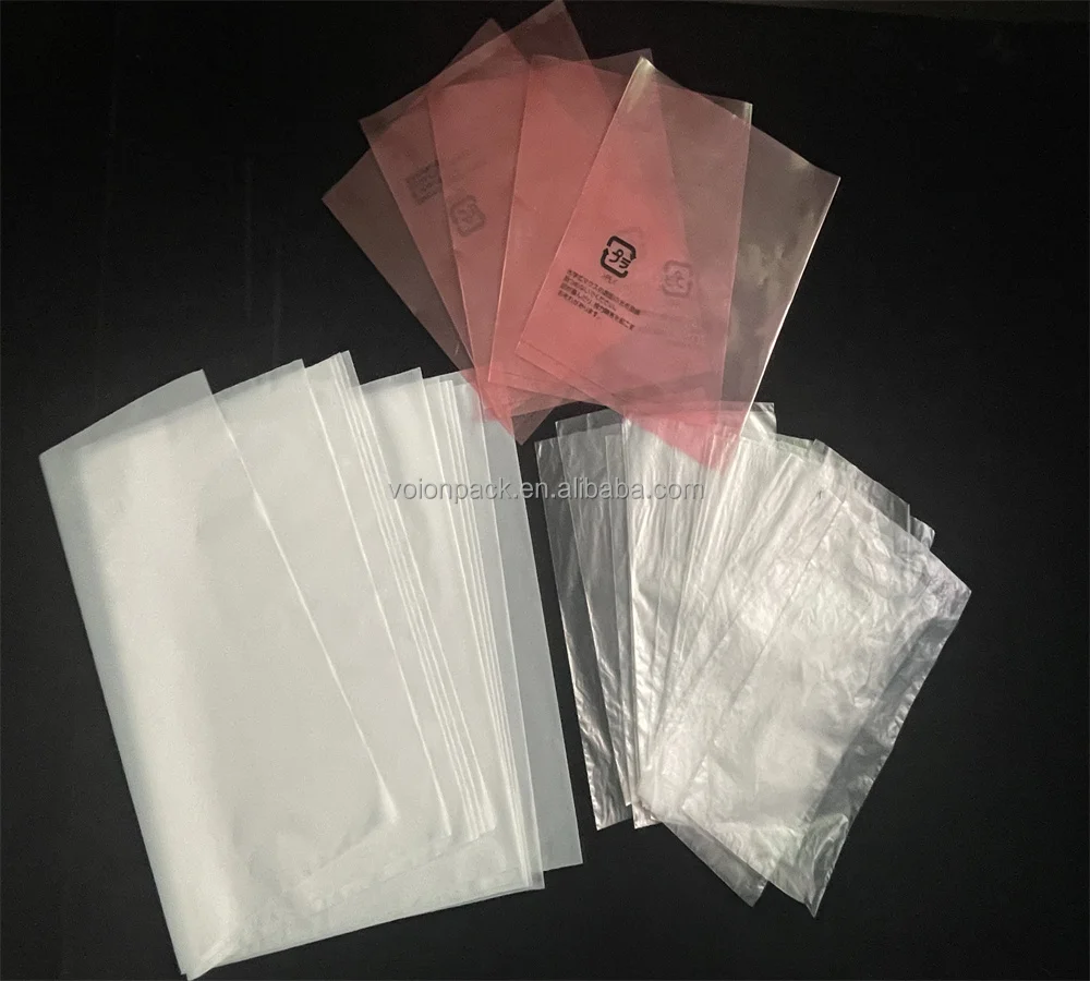 Eco-Friendly 100% CPE Material Plastic Carry Bag with Open Flat Factory Direct for Clothing & Garbage Packaging Bag