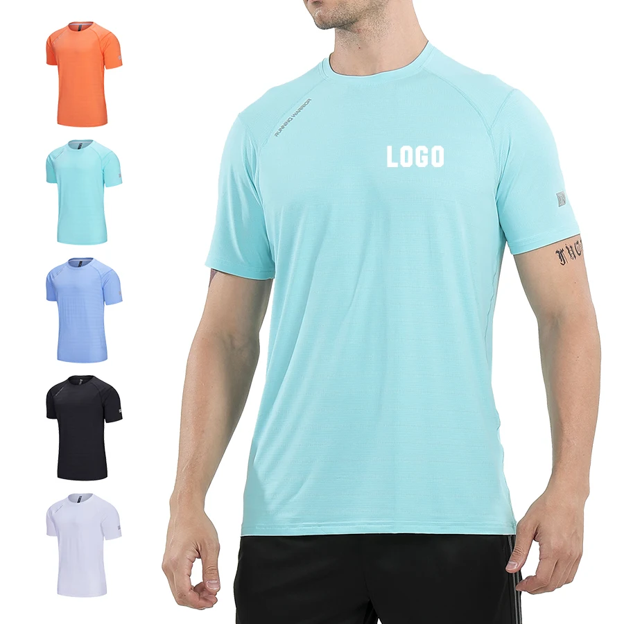 Lidong sports comfort breathrable workout t shirts sports basic plain t shirt custom design mens tee shirts
