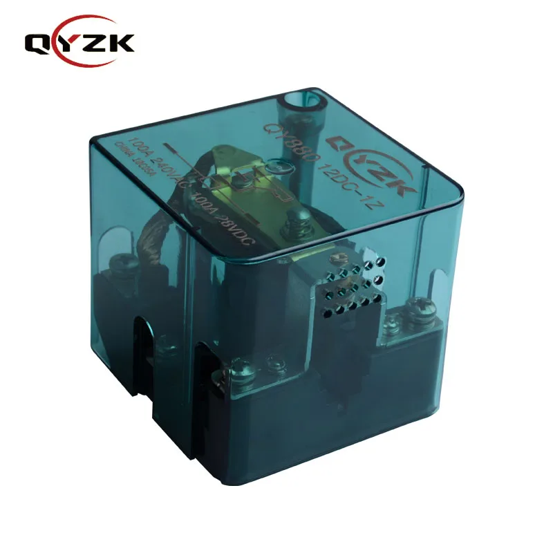 QYZK load 100a coil 12vdc 24v SPDT high power JQX-62F JQX-62F-2Z electromagnetic intermediate relay