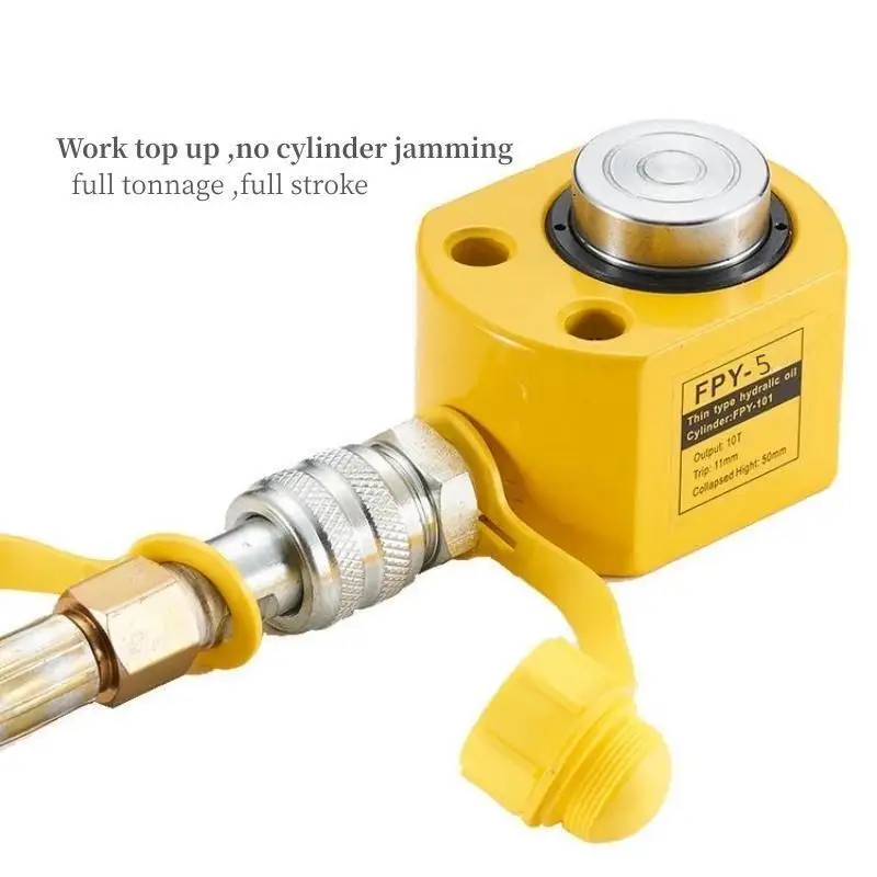 Ultra-Thin Single Acting Portable Hydraulic Lifting Jack 5T/10T/20T/30T/50T Adjustable Split Booster Steel Hydrocy Linder OEM GS