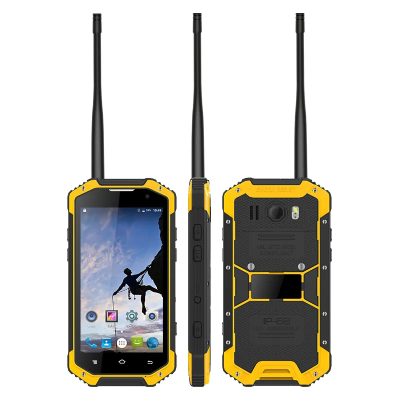  Смартфон-рация UNIWA W3 4 7 дюйма IP68 UHF/VHF NFC барометр датчик