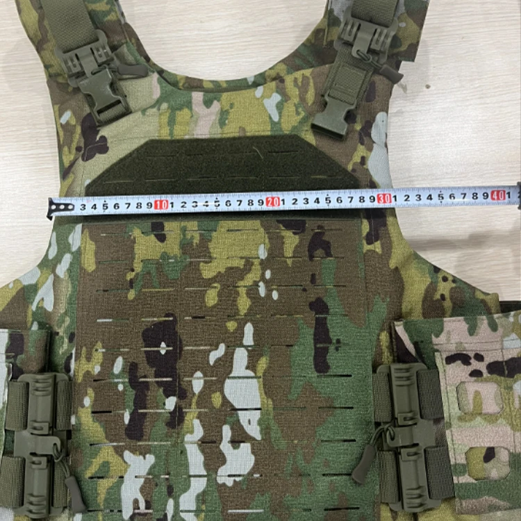 2024 Light Weight Dacron 1000D Fabric Combat Plate Carrier Waterproof Molle Chaleco Tactico Tactical Cp Multicam Tactical Vest