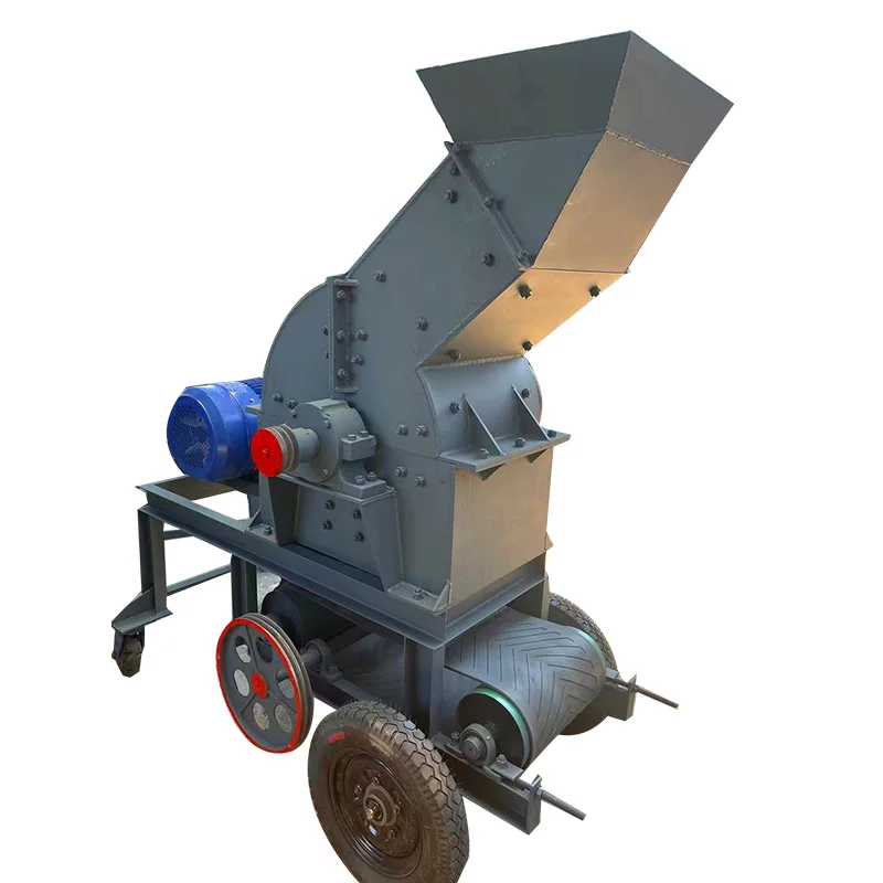 Small Portable Mobile PC200X300 Diesel Hammer Crusher Price, Mini Limestone Gold Ore Coal Hammer Mill Crusher With Motor