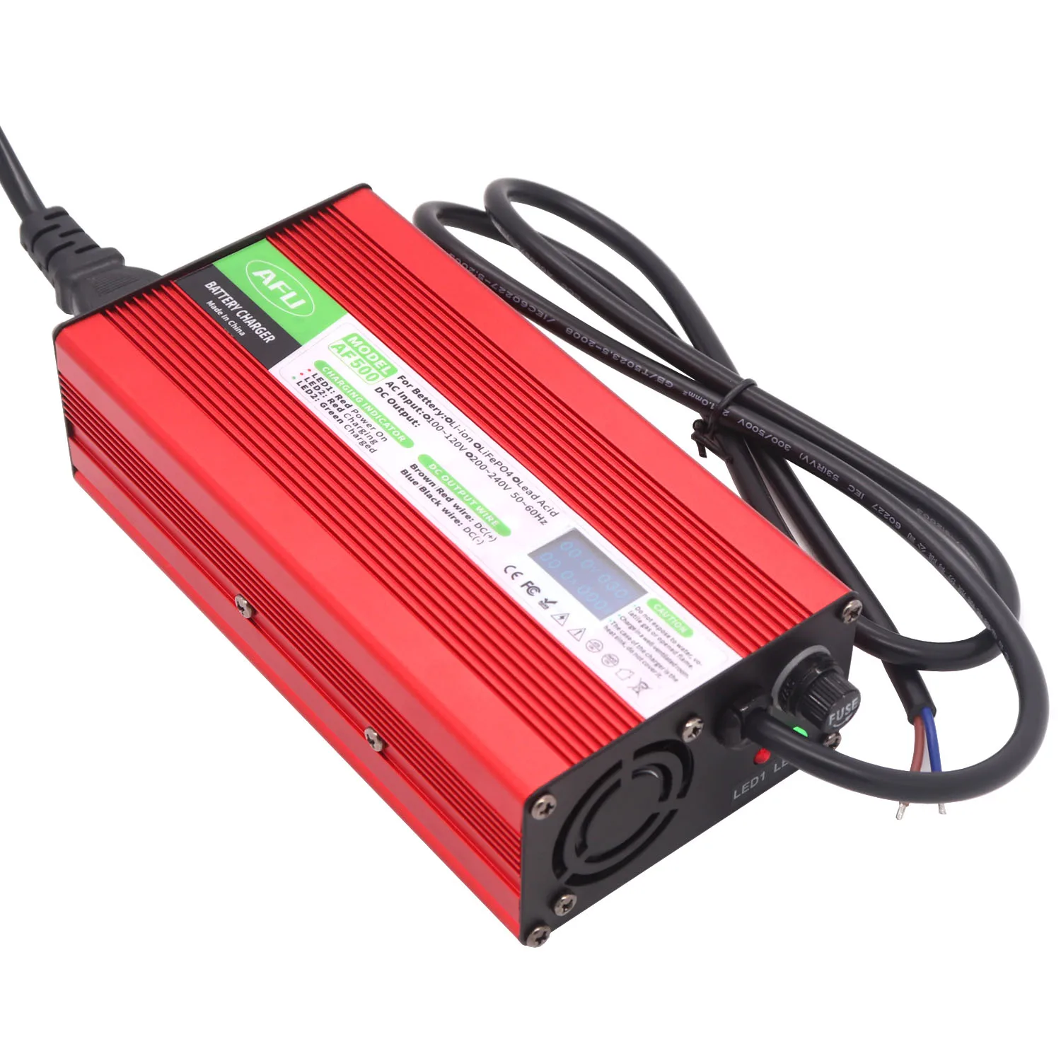 Top Trending Products 12.6V 20A Li-ion Battery Charger With Charging Display For 3S 11.1V Battery Pack 12V Battery Charger
