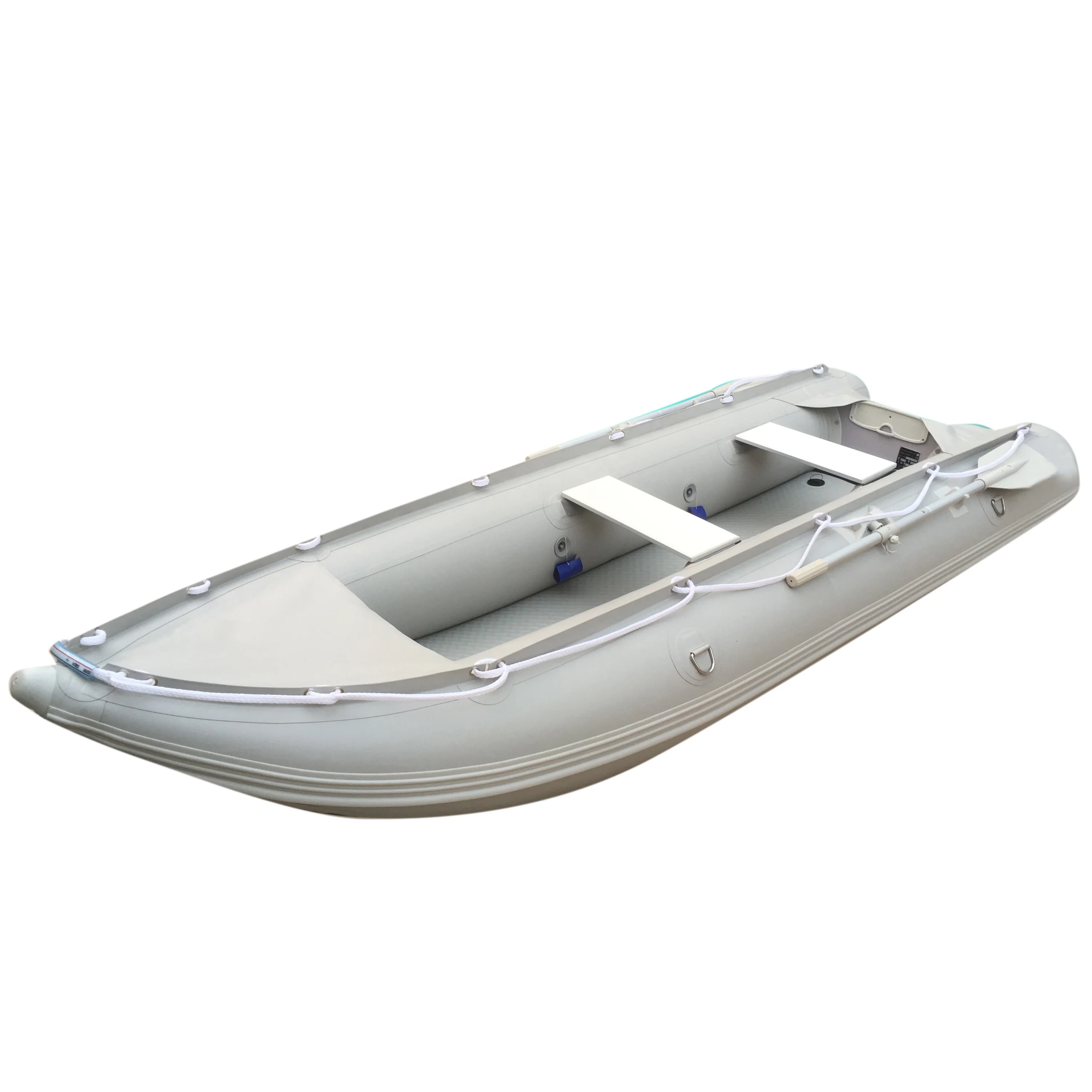 Goethe Goboat GTK370 PVC/Hypalon Inflatable Kayak,2-Passengers Fishing Drifting Raft With Aluminum Boat Seat