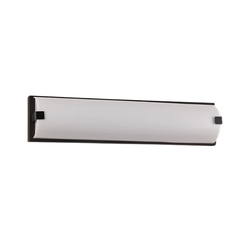 Modern Led Bathroom Lighting Hotel Room Wall Lamps Vanity Light With Frosted Acrylic With Brushed Nickel Finish