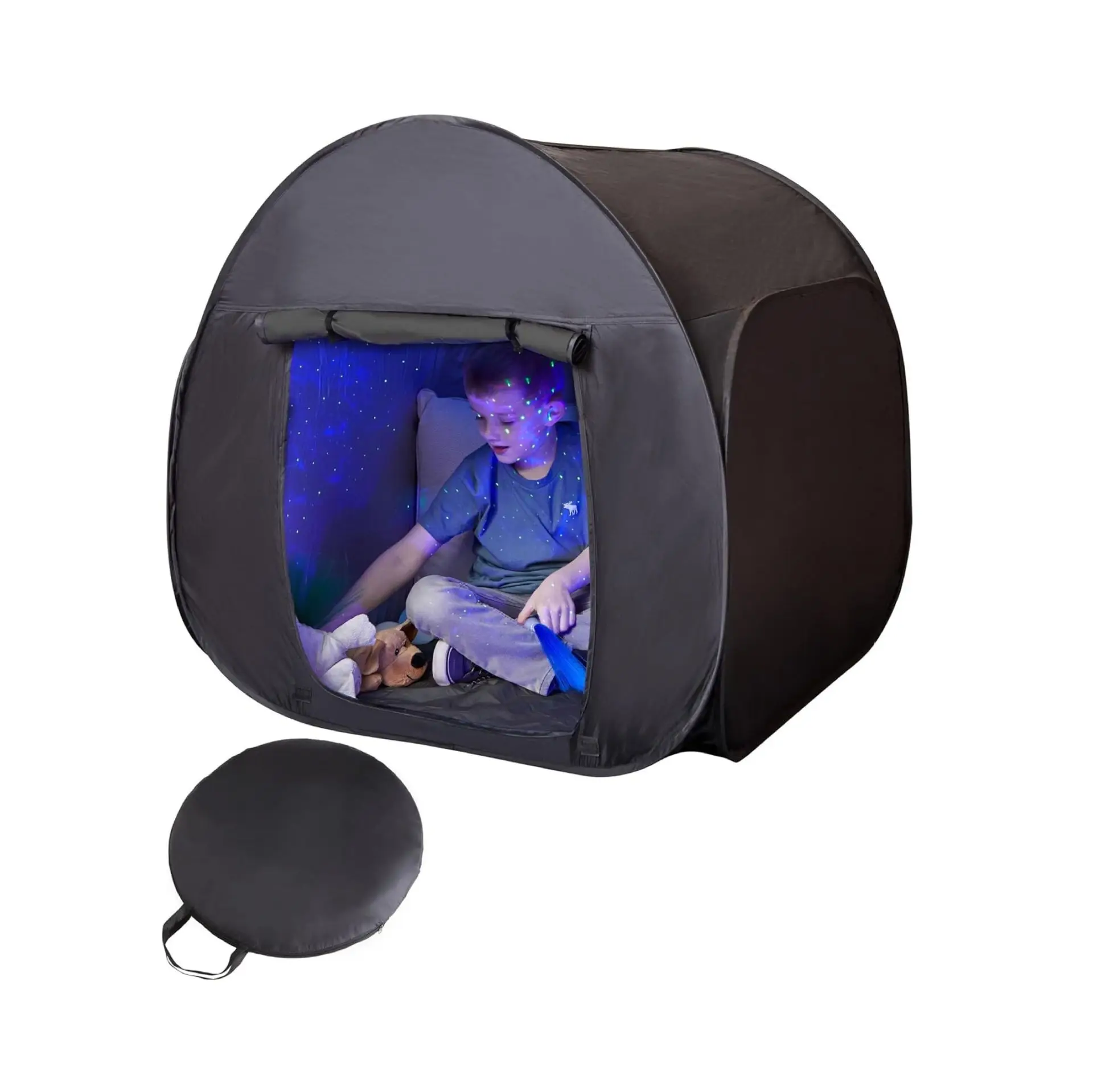 Portable Pop-up Sensory Tent for Autistic Children Blackout Play Relaxation Corner Custom Sports Toy Unisex Kids Tent