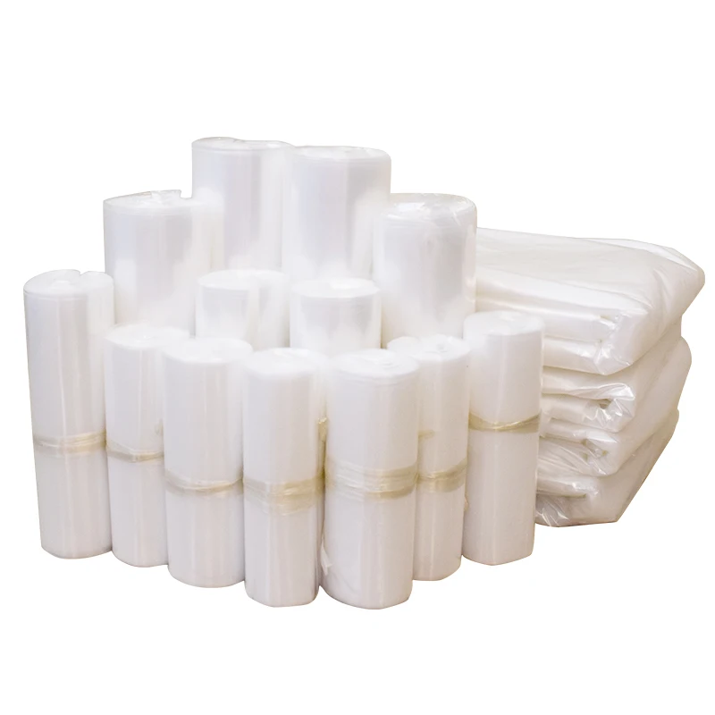 Custom Clear Plastic PE PET  Zip Transparent Shopping Gift Bags with Logos for Cloth