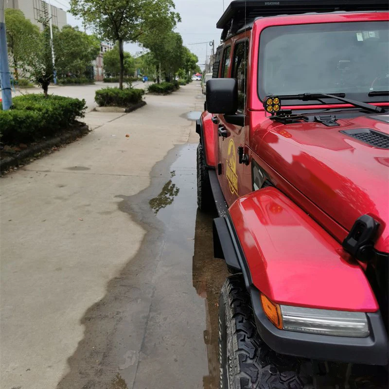 Sturdy Design Aggressive Look Durable High-Quality PP Material Wide Fender Flares for Jeep Gladiator 2020-2023
