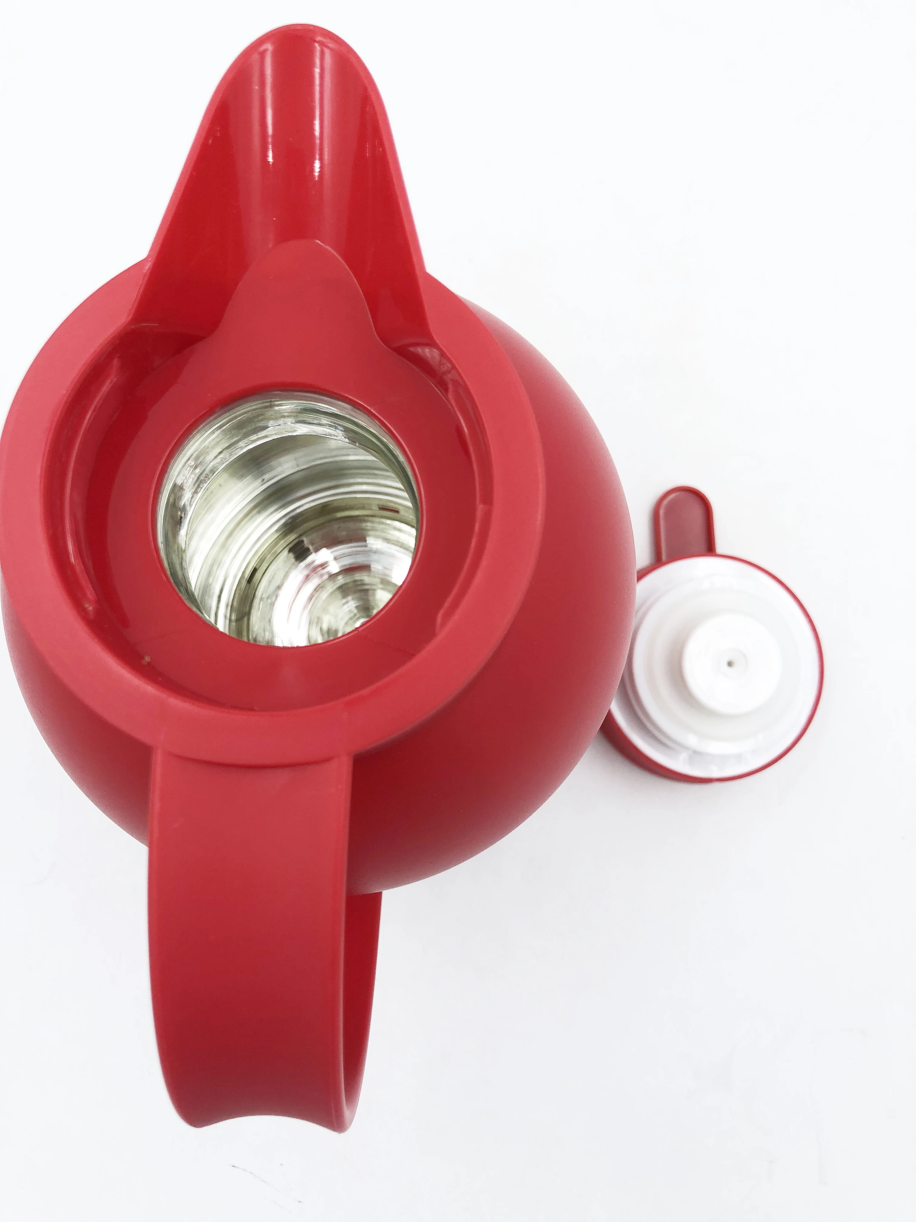 
2020 Popular Sell Large capacity Coffee Kettle Drip Thermos inside vacuum glass outside plastic customized Coffee Pot 2L 