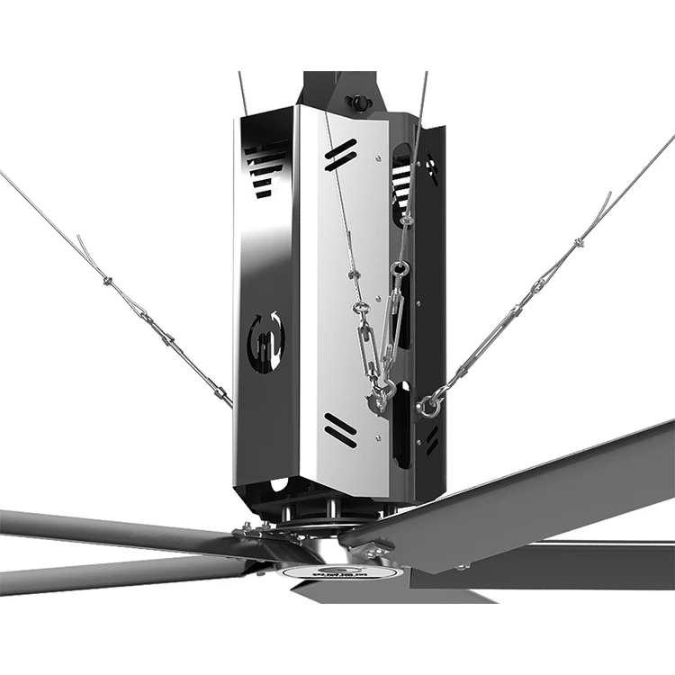 
20ft/6.1m high quality low price big size industrial energy-saving ventilation air coolong HVLS gear motor ceiling fan in stock 
