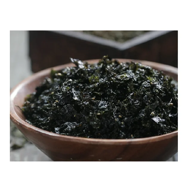 
Korean Roasted and Seasoned Green Tea Flavor laver seaweed snack 