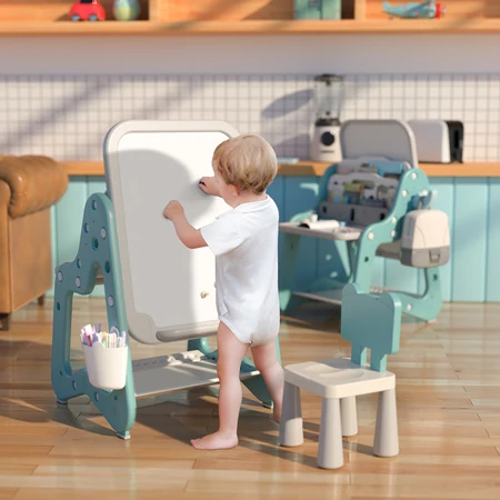 Hot Sale Foldable Mini Dry Erase Doodle Books Children Easel Magic Kids Painting Writing Magnetic White Board Stand Drawing Toys