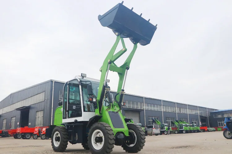 Multifunctional Mini Rated Load 1000Kg Long Boom Front Construction Machinery Backhoe Wheel Loader