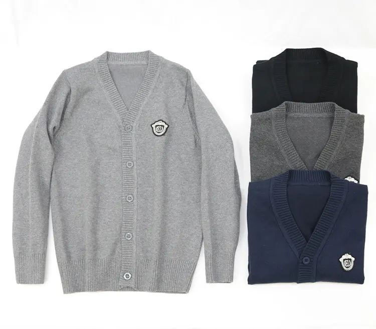 2022 Hot sale custom international primary school high school cardigan school uniforms