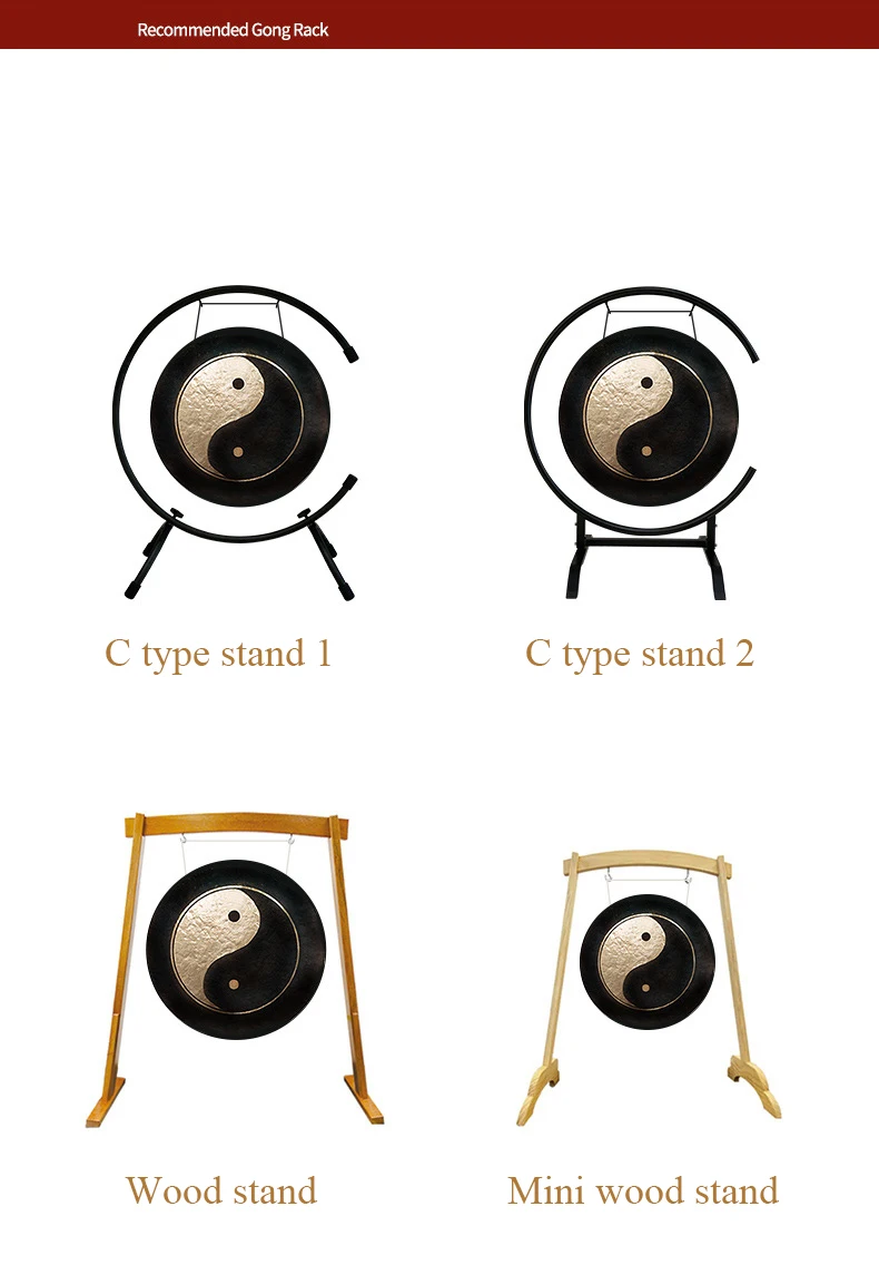 Raysen Professional Series Chau Gong 60 cm 24 inch High-quality Handmade Chinese Yin & Yang Series Gong  Gong
