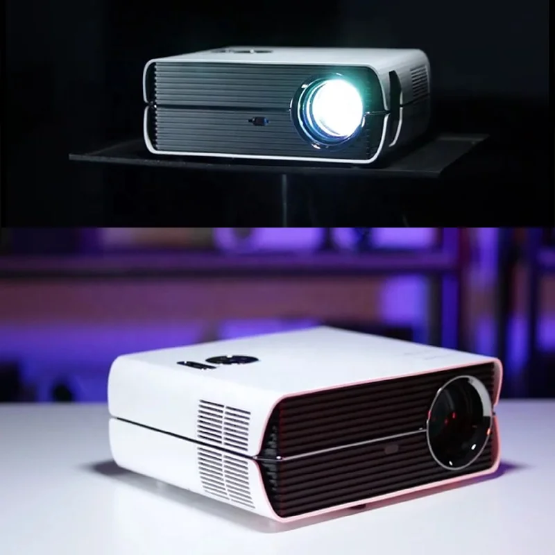 Rigal Native 1080P Портативный Видео Домашний кинотеатр Proyector театральный проектор
