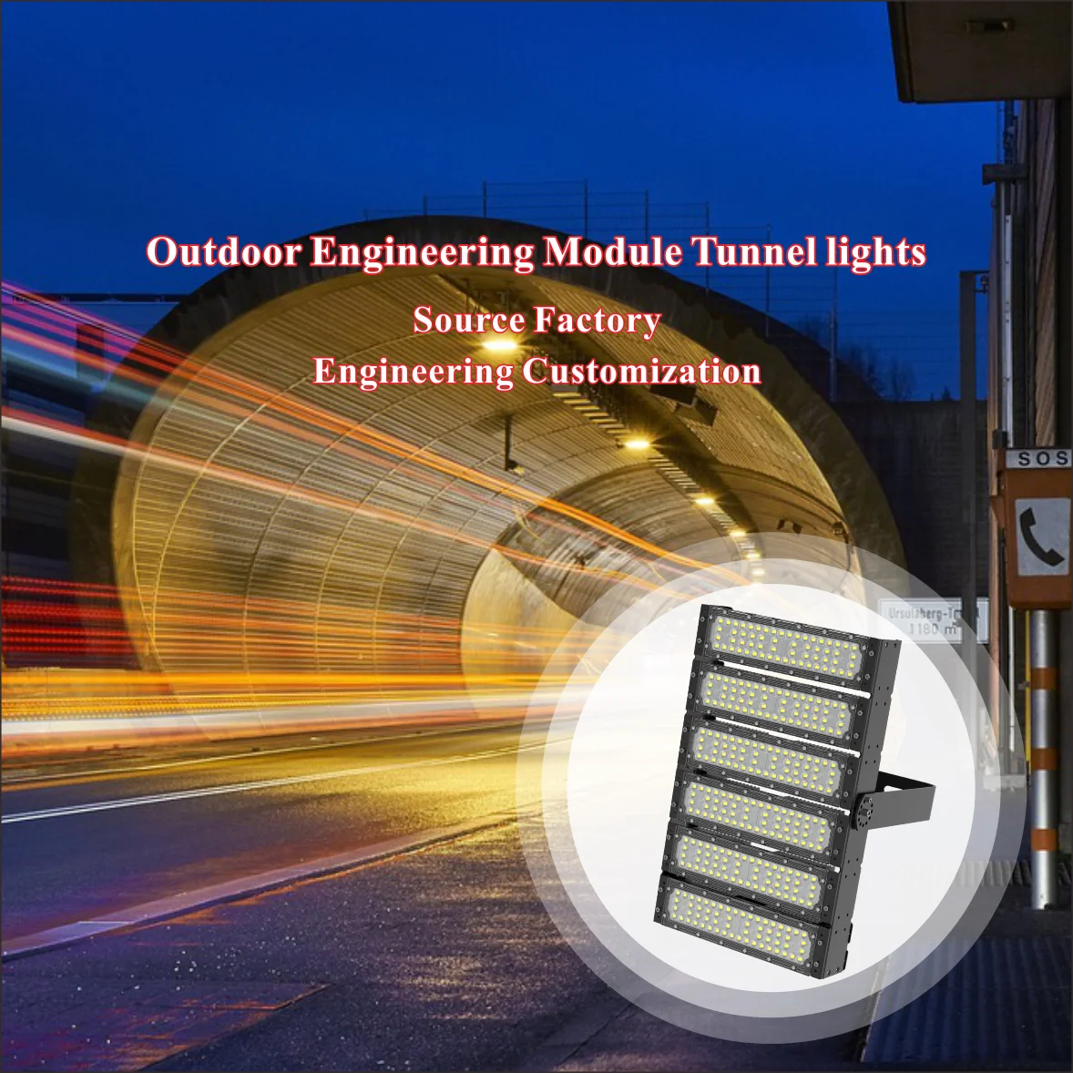 Competitive Price Stadium Lighting Ip65 50W 100W 150W 200W 250W 300W 400W Available 300W Led Tunnel Light Floodlight