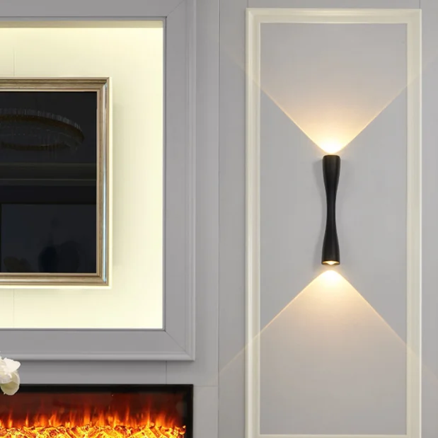 Nordic Personality wall lamp simple led living room Background Wall Lamp hotel hall corridor lighting Up and Down