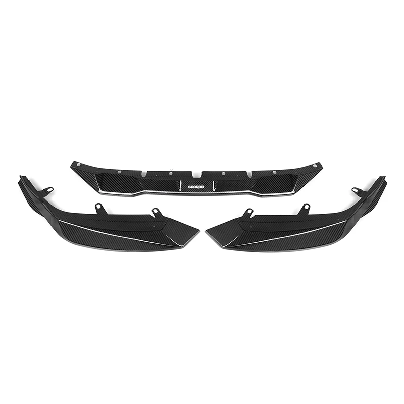 For M2 G87 2-Door 2023+ Dry Carbon Fiber M2 G Car Front Bumper Splitter Lip SQ Style