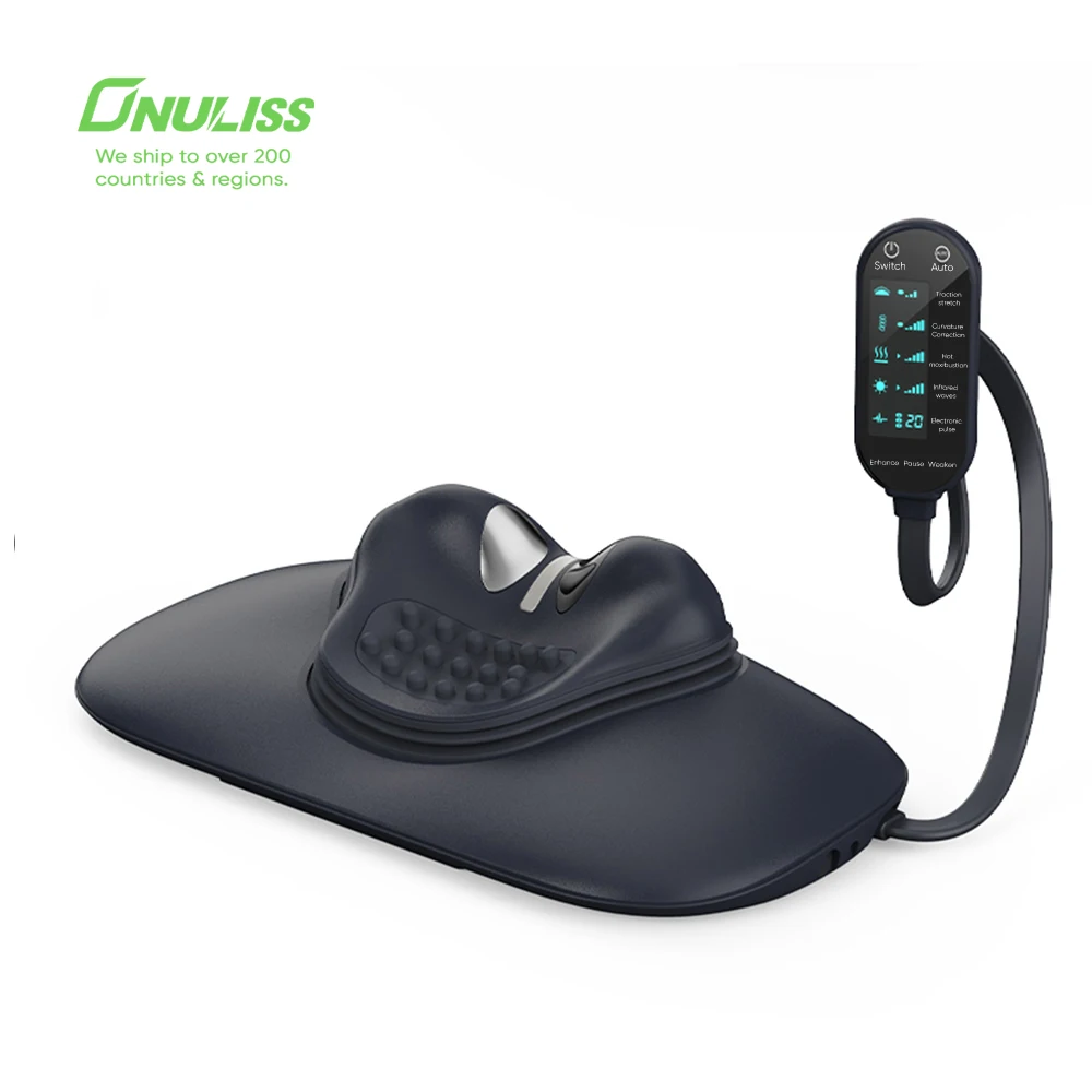 Portable Smart Cervical Traction Device Pillow with Heating Pad Neck Stretcher for Pain Relief Neck and Shoulder Massager
